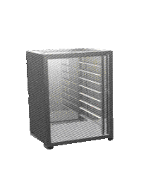 Support with closed back and side walls